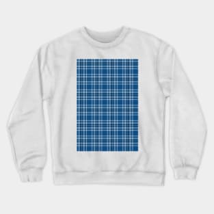 classic blue plaid Crewneck Sweatshirt